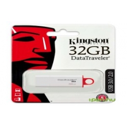 Kingston pamięć USB 32GB DT G4 USB 3.0 biało-czerwony